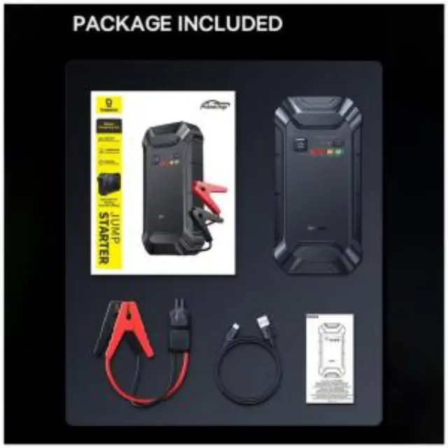 Jump Starter - Power Bank Baseus PrimeTrip VJ1 12000mAh 5000A Μαύρο N70841 2