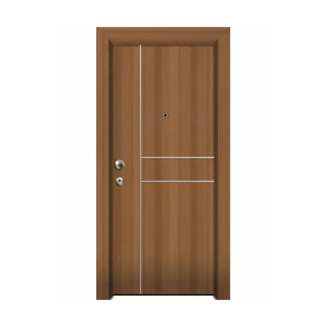 Θωρακισμένη πόρτα με επένδυση Laminate ΚΠ 108 Κατασκευαστική
