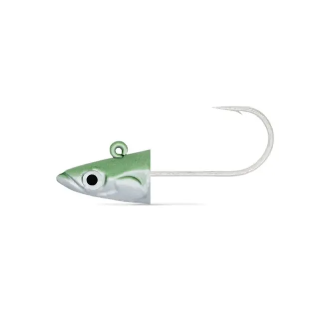 Μολυβοκεφαλές Fiiish Crazy Sand Eel No5 Jigheads CSE224 Shore - 30gr Pearl Green