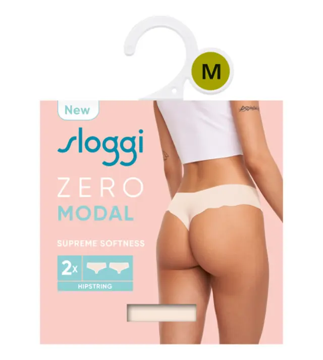 Sloggi ZERO Modal 2.0 H Hipstring 2P γυναικείο σλιπάκι σετ 2τμχ 10214693-6308