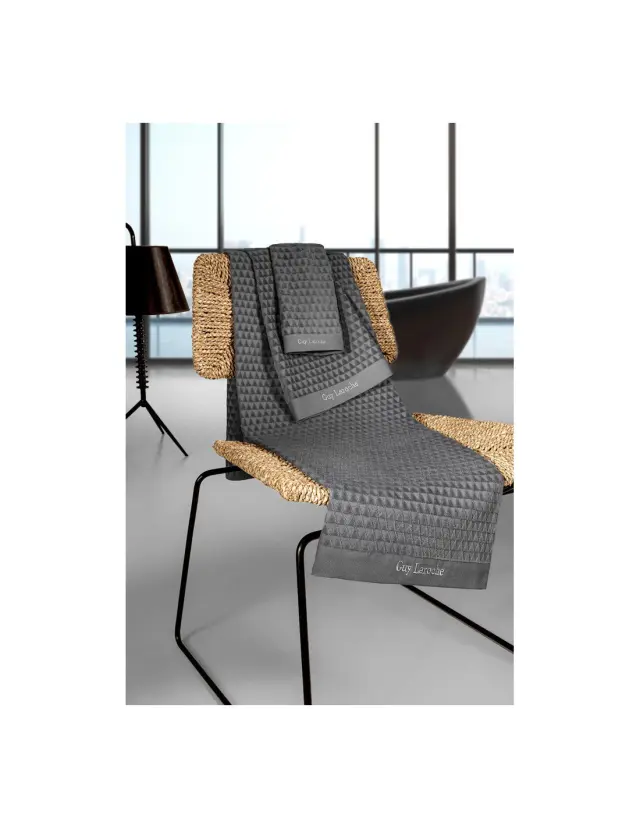 Σετ Πετσέτες 3 Τεμαχίων Guy Laroche Tokyo Anthracite