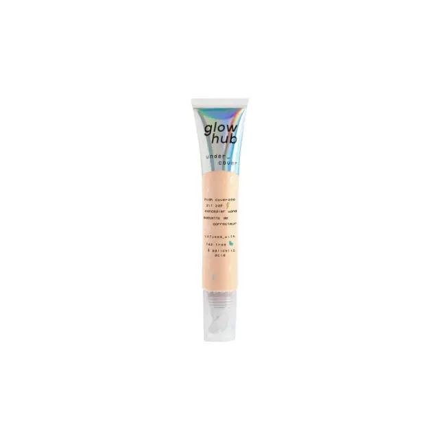 Glow Hub Under Cover High Coverage Zit Zap Concealer, Wand Milly 05C, Καλυπτικό Concealer για Ατέλειες με Σαλικυλικό Οξύ & Tea Tree 15ml