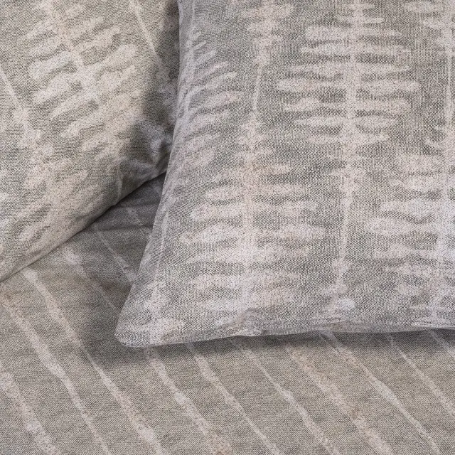 Melinen Home Παπλωματοθηκη Υπερδιπλη Kai Grey Casual Line (225X245) 225Χ245 2