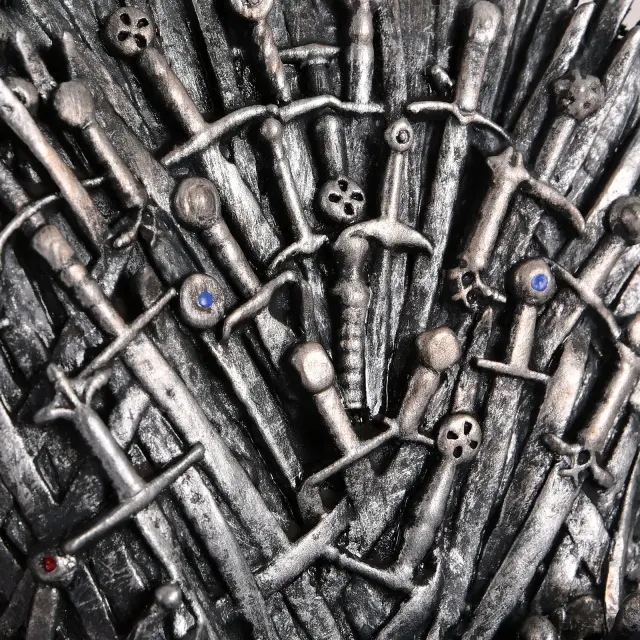 Ρέπλικα Game of Thrones - Iron Throne 17 cm Jon Snow Claw letter opener with musical base -S6026 3