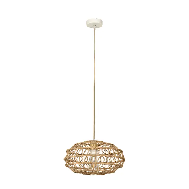 InLight Κρεμαστό Φωτιστικό από σχοινί 1xE27 D:35cm (4041-C)