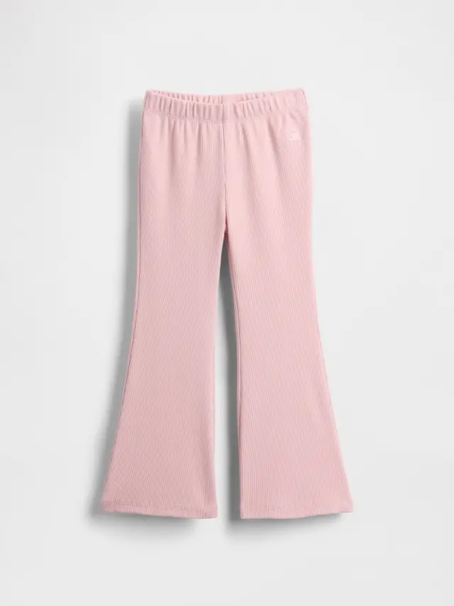 Ροζ babyGap Mix and Match Rib Flare Κολάν Pure pink - 12-18M