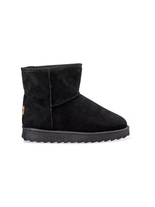 Envie Shoes Γυναικεία Μποτάκια με Γούνα Μαύρα S41-20477-34 2