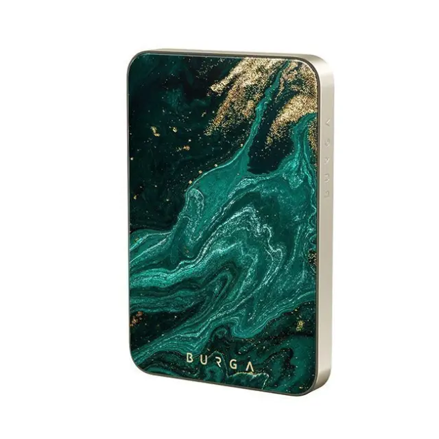 Burga Magnetic 5000 mAh emerald pool gold (FA_04MS_MAGPBANK5K-GO)