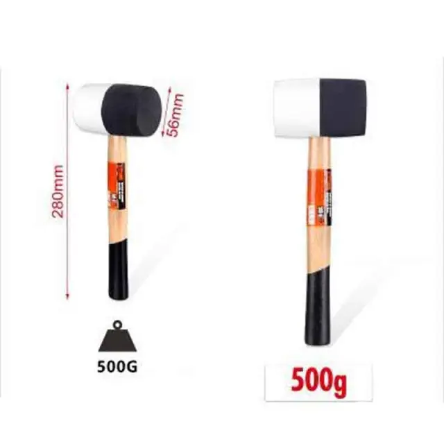 KMT Λαστιχένιο σφυρί 500g - Rubber hammer 2386003