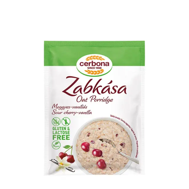 Cerbona Gluten Free Sour Cherry-Vanilla Oat Porridge