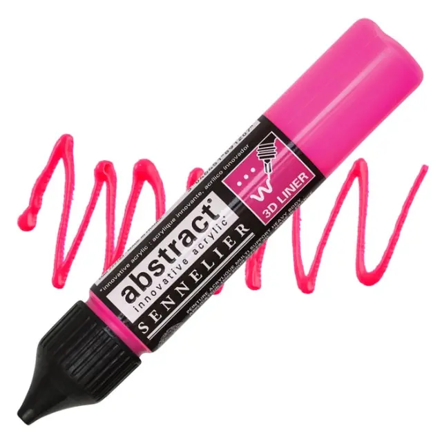 Ακρυλικό 3D Liner Sennelier Abstract 654 Fluo Pink - 27ml