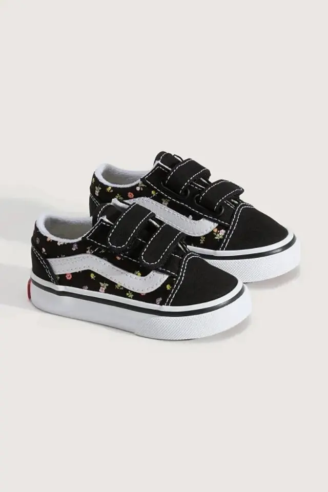 Βρεφικό Παπούτσι για Κορίτσι Vans Old Skool V Ditsy Floral Black/Sunset Blush (Μεγέθη 20-26) ΠΟΛΥΧΡΩΜΟ