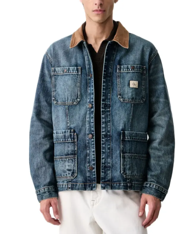 CalvinKlein ανδρικό τζιν μπουφάν LV04RH780G-1