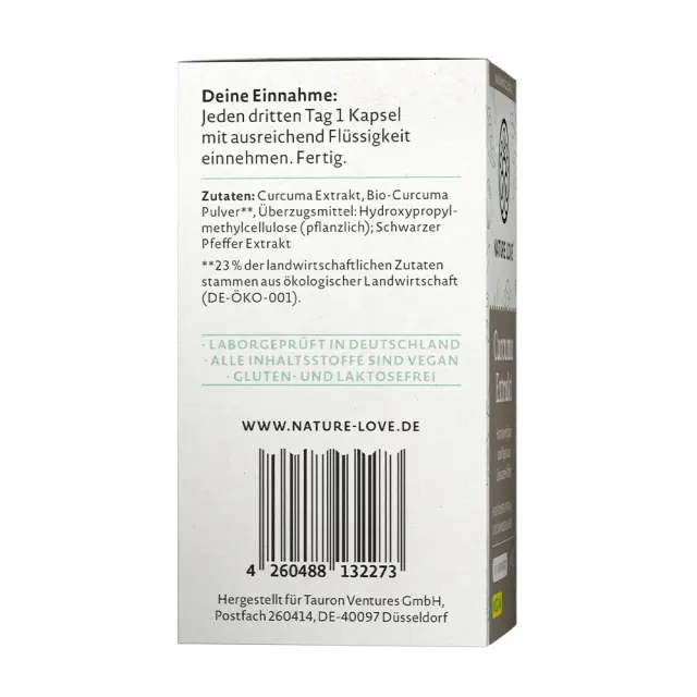 Nature Love Turmeric Extract 3