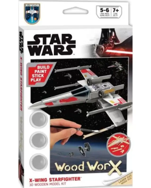 Wood WorX Star Wars X Wing - Φιγούρα Μοντελισμου (177661)