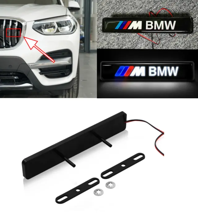 Φωτιζόμενο λογότυπο led για την μάσκα - BMW