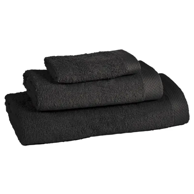 Πετσέτα Χεριών 30x50 Casual 500gsm Das Home 5910 Black 100% βαμβακερό