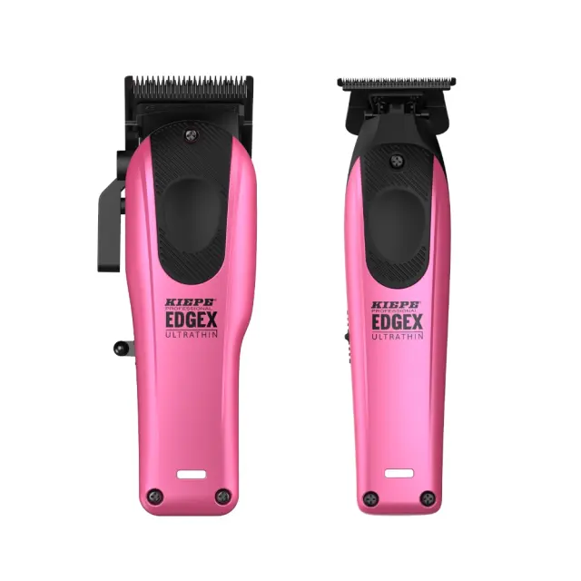 Kiepe Edgex Ultrathin Επαγγελματική Κουρευτική Μηχανή Combo Pink