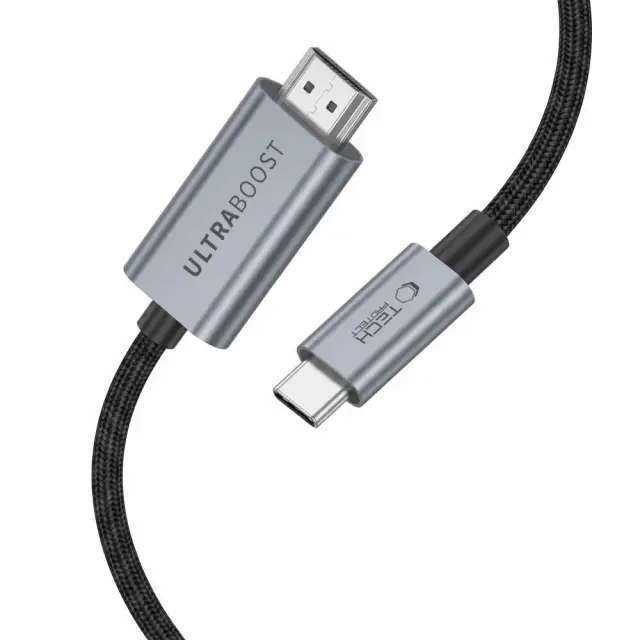 Tech-protect Ultraboost Cable Usb-c To Hdmi 2.1 8k 60hz 300cm Iron Grey 3