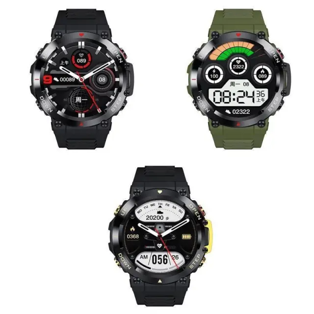 ALUMINIUM SMARTWATCH ΜΕ ΠΑΛΜΟΓΡΑΦΟ AK45