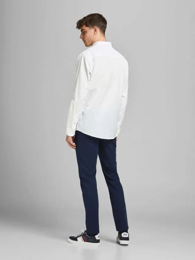 JJEOXFORD SHIRT LS NOOS White 2