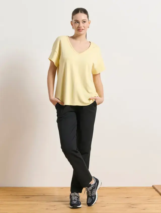 Bodytalk Sweater SS V-Neck Smothie 1251-903827 - XS
