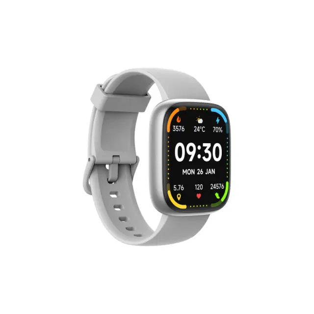 Smartwatch Maxcom Ecowatch 6 1.83" 300 mAh IP68 με Δυνατότητα Κλήσεων Silver 3