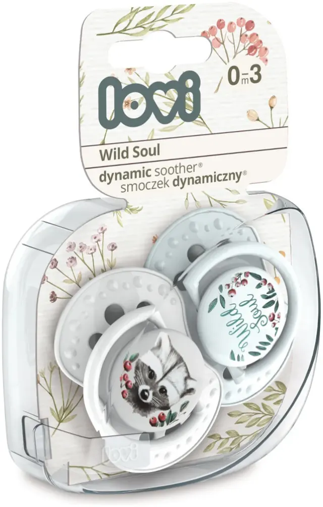 Ορθοδοντικές Πιπίλες Σιλικόνης 2τμχ 0-3M Wild Soul Boy 5903407228822 3