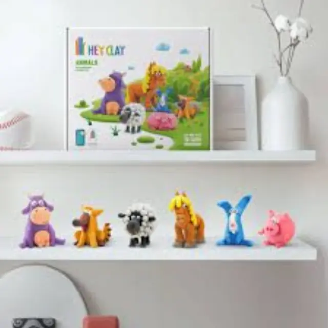 Hey Clay® Set Παιδικός Πυλός- Animals 2