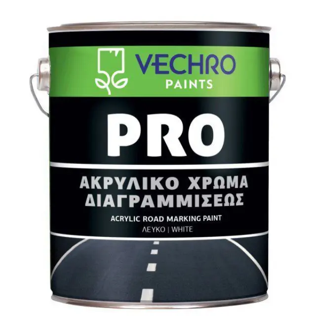 Vechro 185401999917 - VECHRO PRO Χρώμα Διγράμμισης Οδοστρωμάτων ΑΚΡΥΛΙΚΟ Μαύρο 23kg