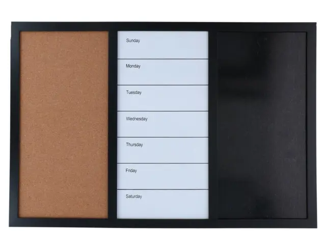 Εβδομαδιαίο Planner ArtiCasa 3σε1 με διαστάσεις 60x40x1.5 cm - Μαύρο 9610000000000000 2