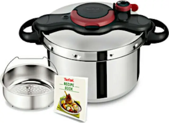 Tefal P4624866 Clipso Minut'Easy Χύτρα Ταχύτητας 7.5lt 3