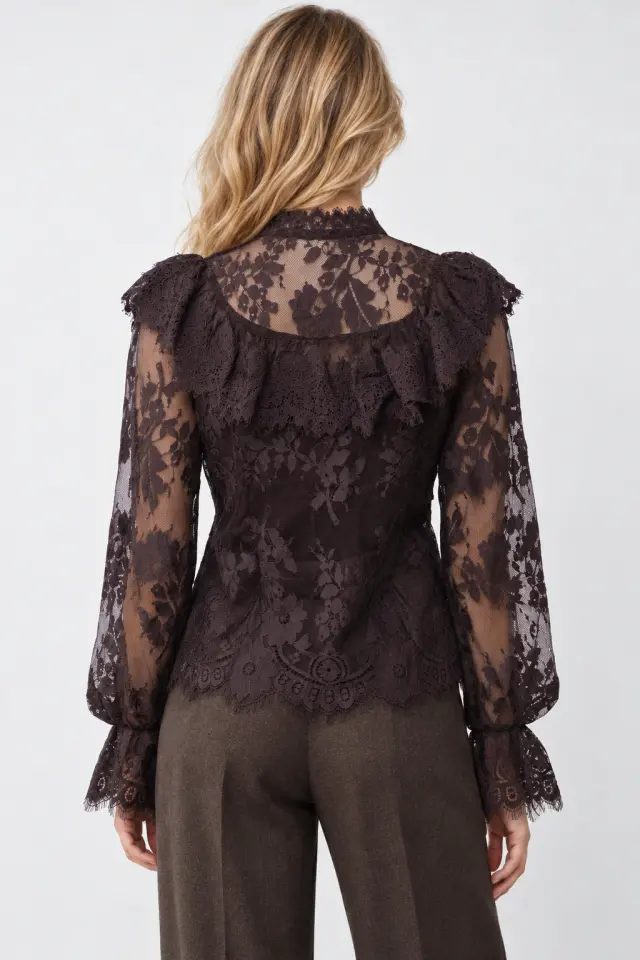 BSB BLOUSES (0056-0116010-BROWN) - 40-small 2
