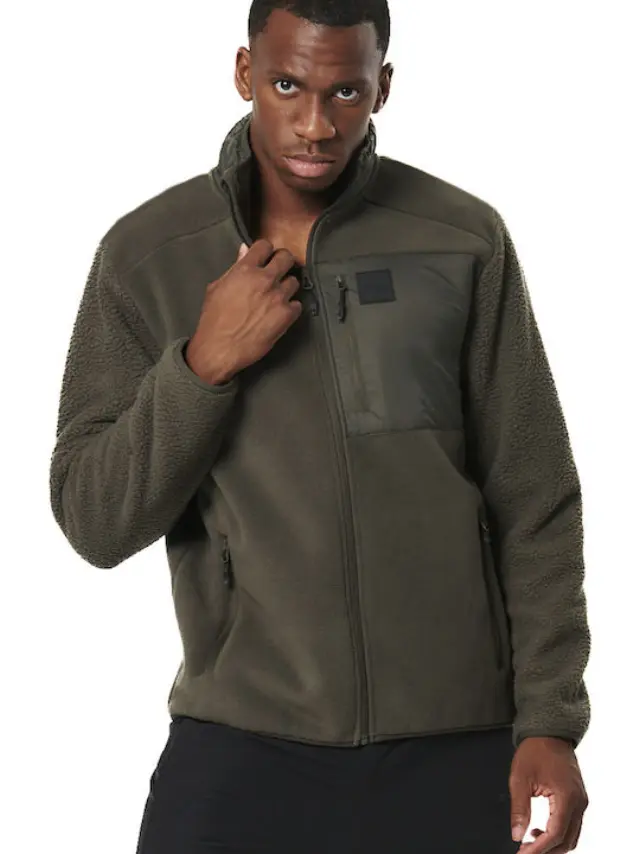 Body ActionΦούτερ Fleece Χακί - XL