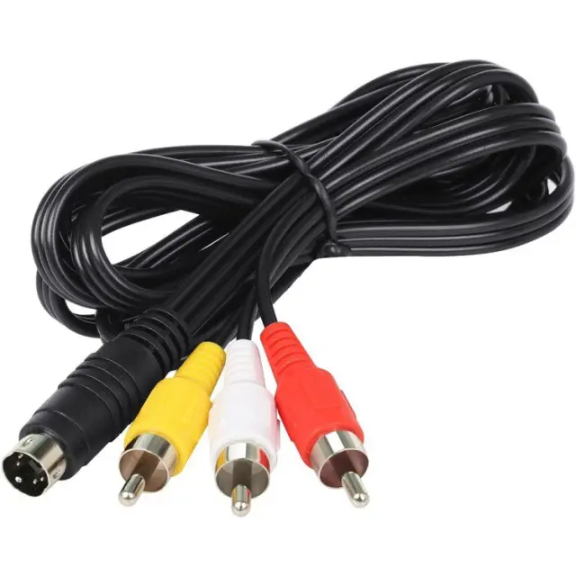 Καλώδιο 4-Pin S-Video σε 3-RCA 1.5m OEM