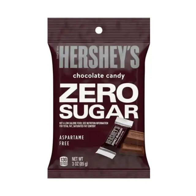 Hershey's Zero Sugar Chocolates 85gr (ΠΡΟΣΟΧΗ λιώνει!)