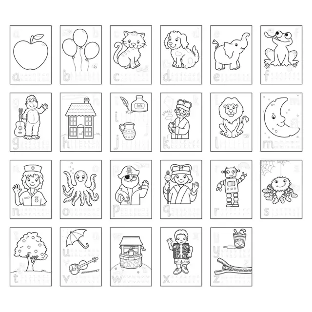 Orchard Toys ABC Colouring Book - Χρωμοσελίδες με αυτοκόλλητα (4+ ετών) ORCHCB02 3