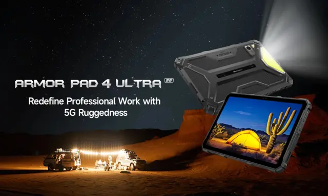 ULEFONE tablet Armor Pad 4 Ultra, 10.36", 8/256GB, 11800mAh, IP68/IP69K, 5G, μαύρο 2