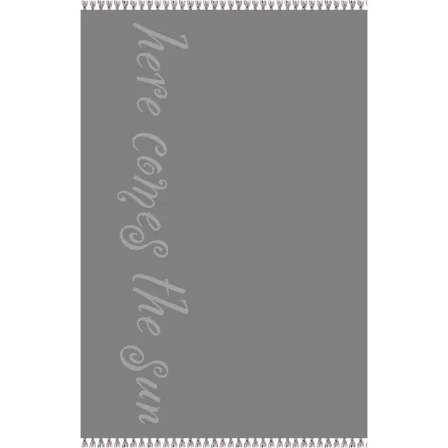 Πετσέτα Θαλάσσης 86x160 580gsm Melinen Beatles Dark Grey 100% βαμβακερό