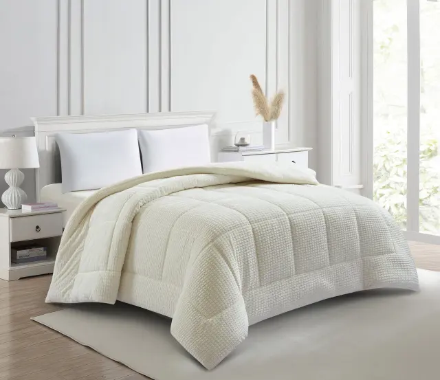 Sahara κουβερτοπάπλωμα 220x240 Off White Liolios Home
