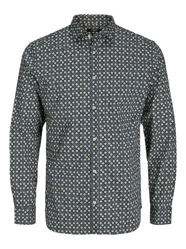 JPRBLABLACKPOOL STRETCH SHIRT LS SS23 SN Navy Blazer
