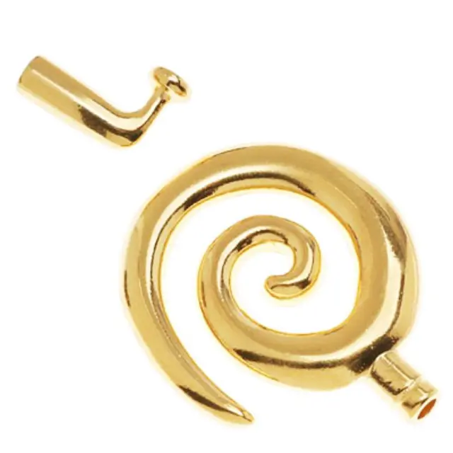 Κούμπωμα - 41x34mm - Εσωτ.Διαμ. 3.2mm - Gold Plated - 1set