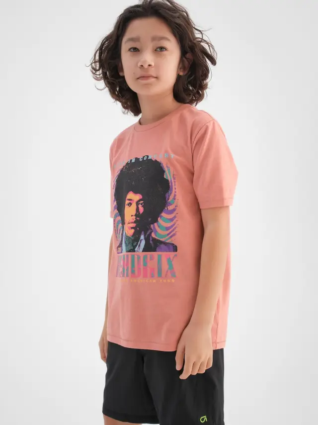 Ροζ Παιδική Graphic Μπλούζα jimi hendrix desert rose
