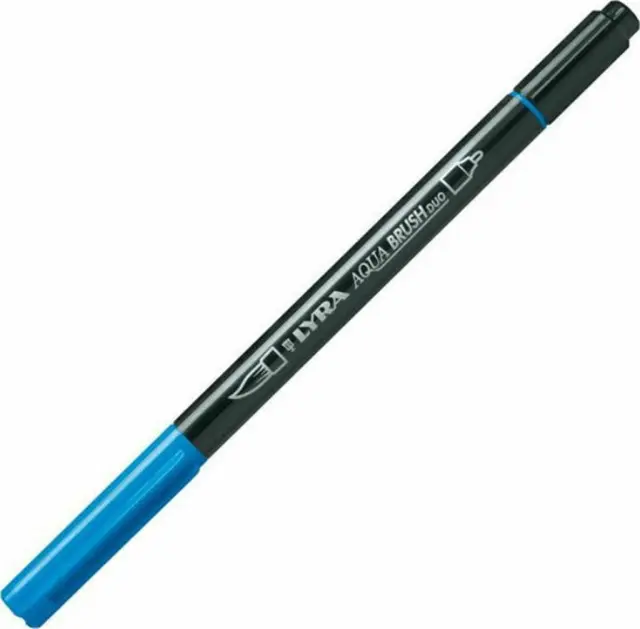 Μαρκαδόρος Πινέλο Lyra Aqua Brush Duo Cerulean/ 6520048 (Lyra)