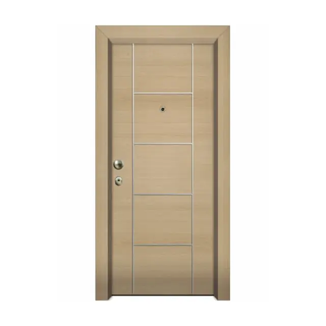 Θωρακισμένη πόρτα με επένδυση Laminate ΚΠ 106 Κατασκευαστική