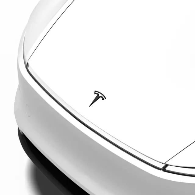 Spigen Tesla Front Emblem, black - Tesla Model Y(Juniper) 2