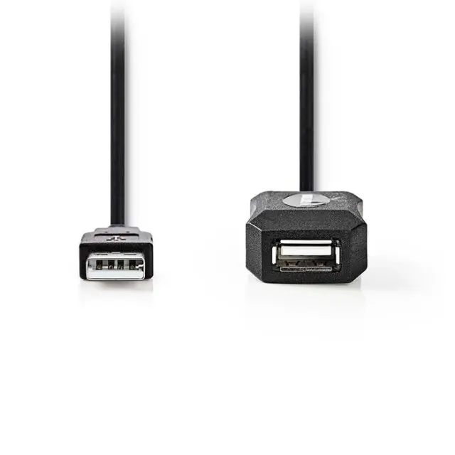 Καλώδιο προέκτασης active USB High-Speed A αρσ. - USB A θηλ., 20m.