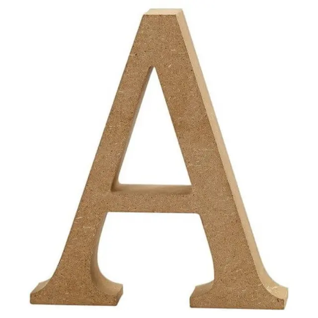 Γράμμα βάσης Mdf 13cm, πάχος 2cm - Α