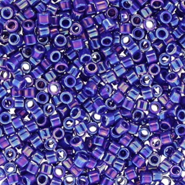 Χάντρα Miyuki Delica 10/0 - DBM0165 - Opaque Rainbow Royal Blue ~7gr