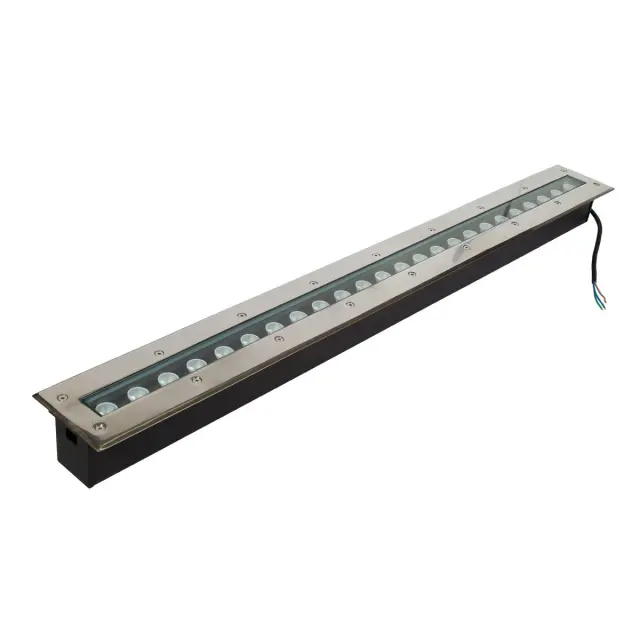VK/02016R/RGB/100 Φωτιστικό Ανάδειξης LED RGB 24W Χωνευτό Εξωτερικού Χώρου IP67 Γκρί